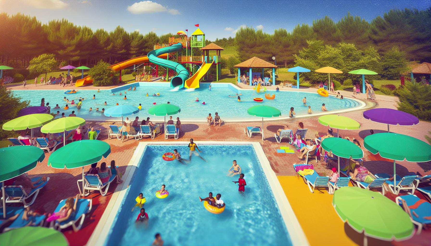 Venkovní Aquapark: Letní Zábava Plná Slunce a Vody