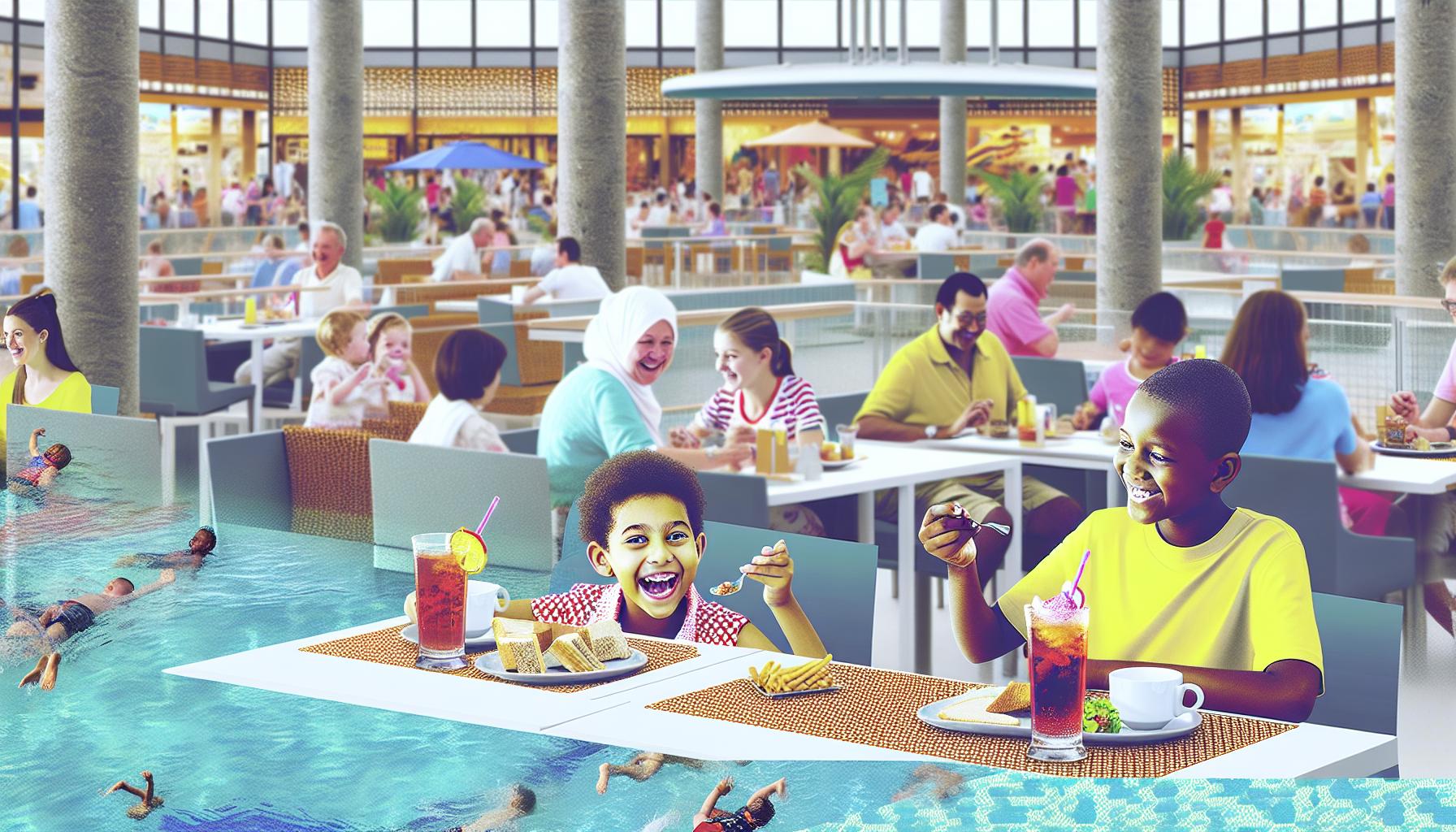 Restaurace a Občerstvení v Aquaparku