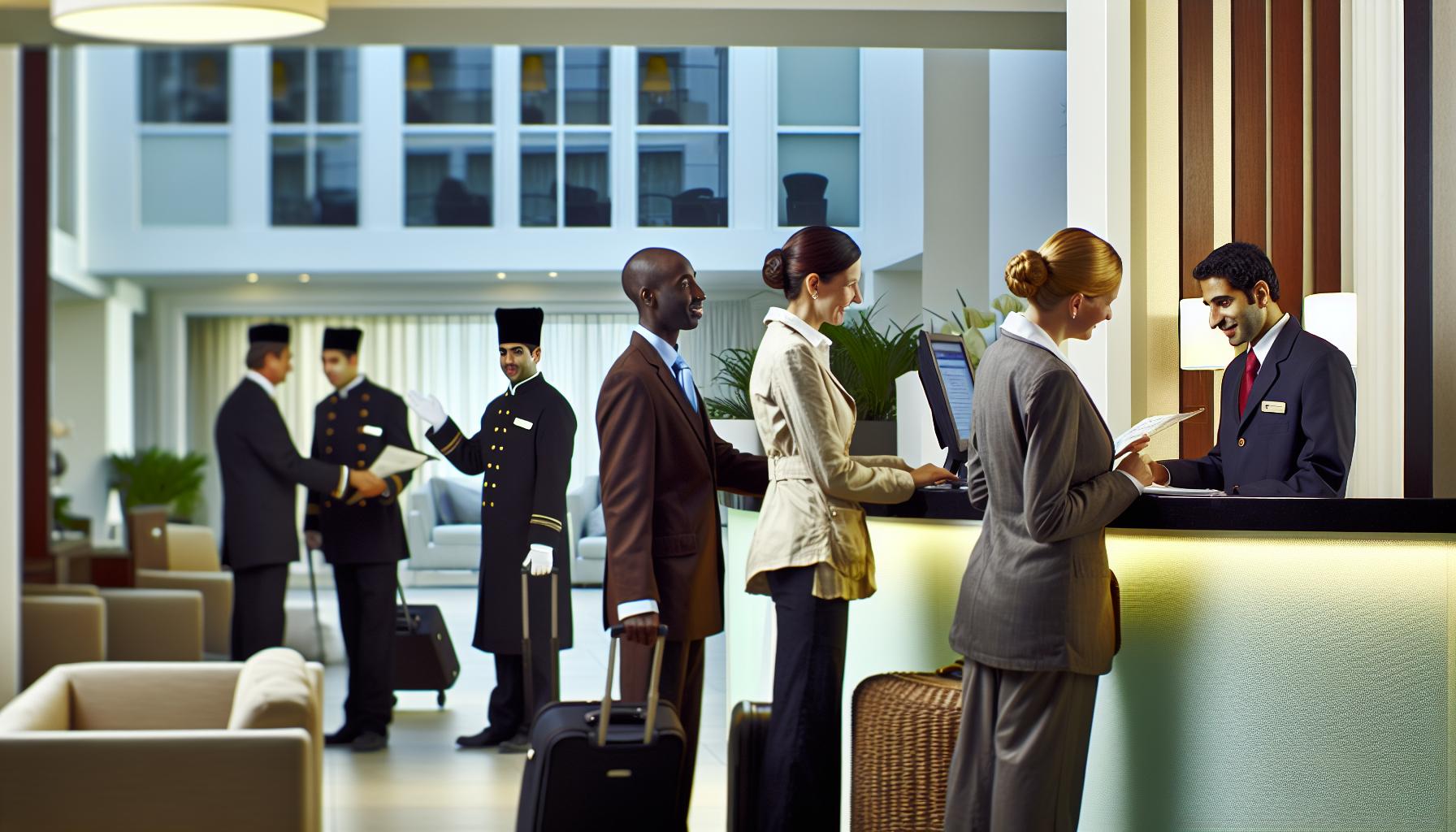 Služby poskytované zaměstnancům hotelu