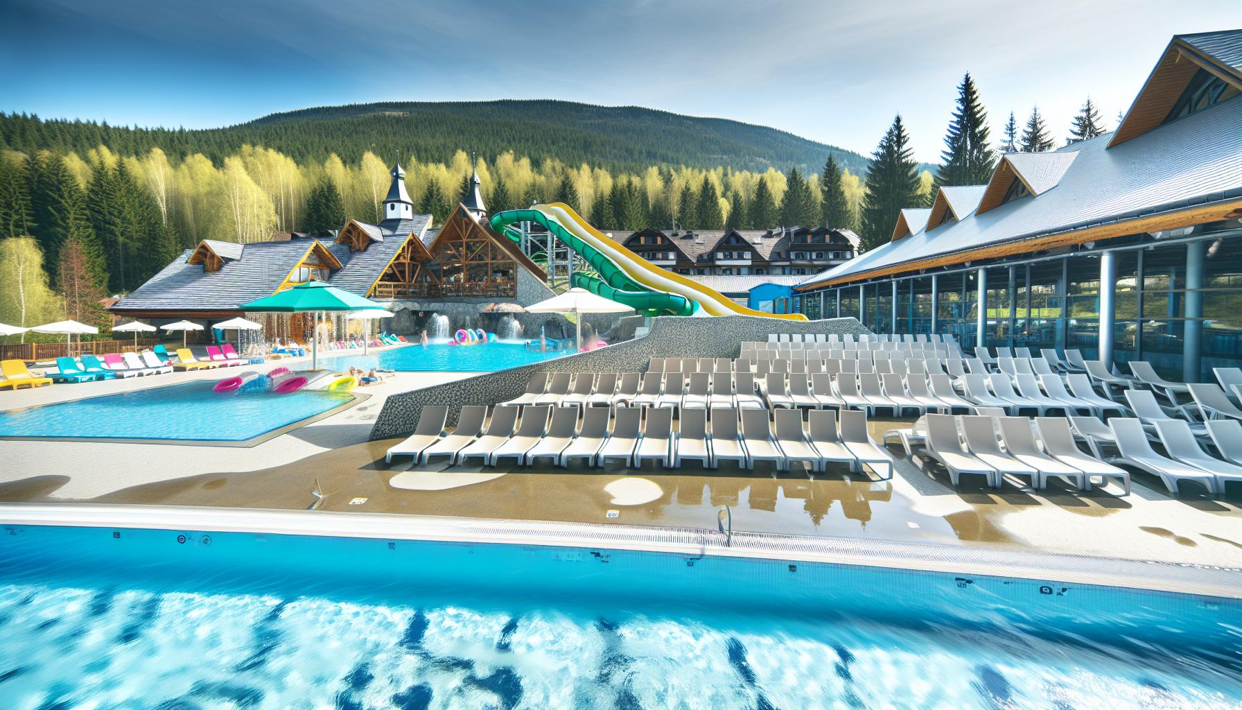 Současné vybavení Aquaparku Szklarska Poręba