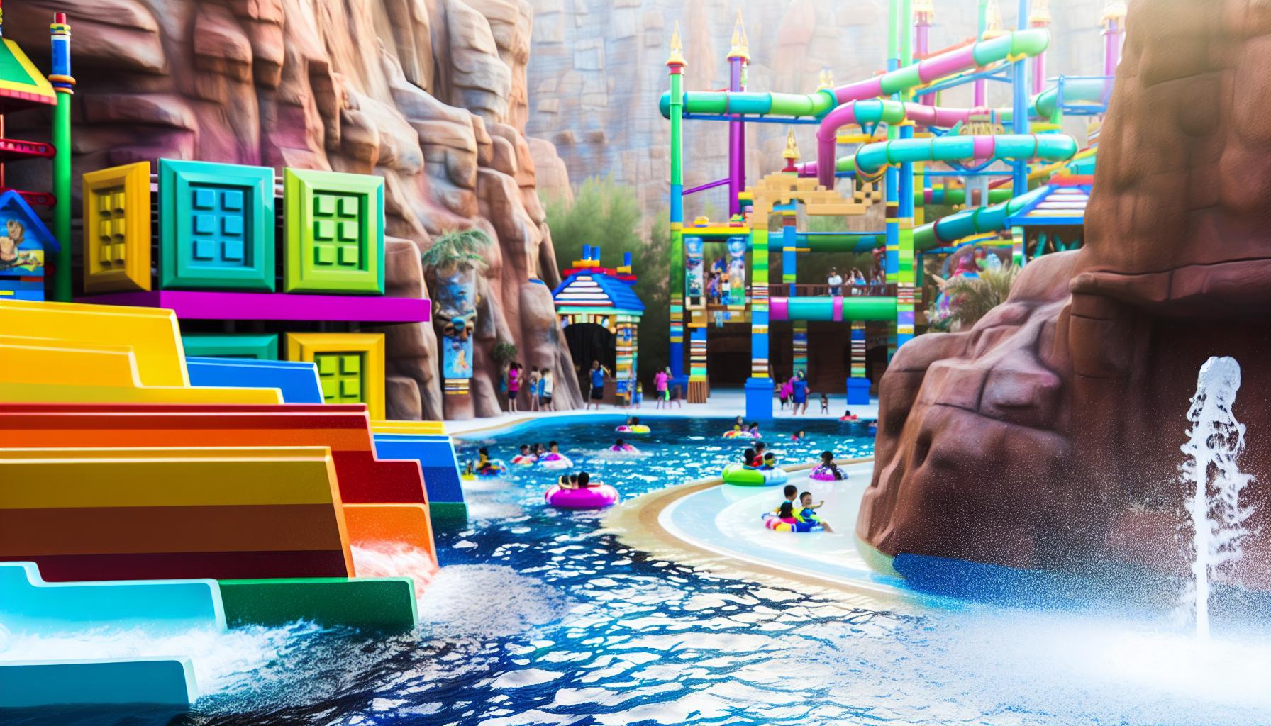 Zábavní prvky Aquaparku Lego Friends