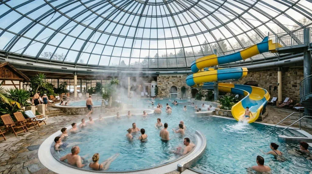 Amberg Lázně Kurfürstenbad: Zážitkový aquapark a wellness v Bavorsku 1 amberg lázně